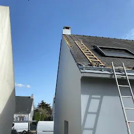 Chantier toiture en cours - Couvreur Nantes